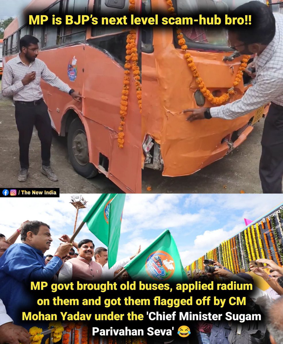 ScCardoz's tweet photo. Another BJP scam unfolded this time in MP big time 👇😂🤘😝 https://t.co/PddDu4kiAK
