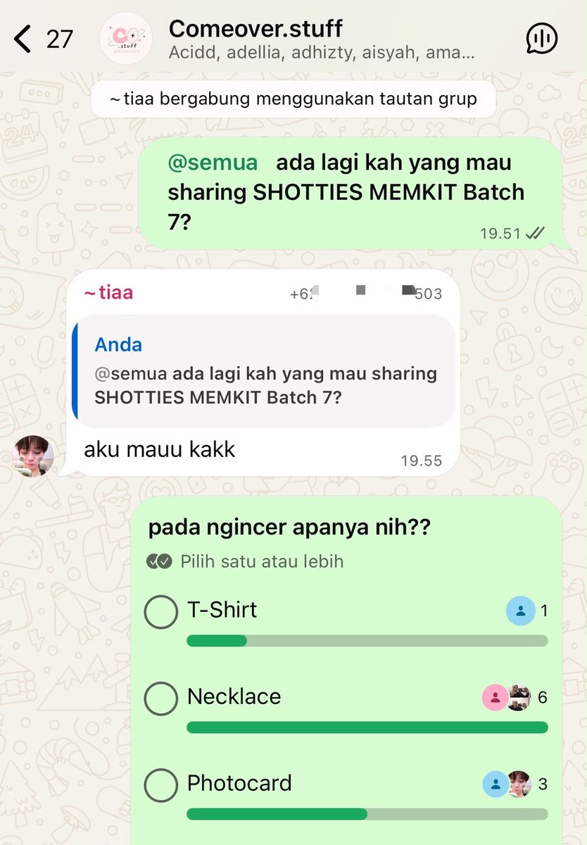 berrytaebby's tweet photo. Ga nyangka bgt open sampe batch 6 
soon open batch 7 yukkk yang mau join sharing gabung ke GO nya @comeover_stuff https://t.co/6NLPbvIcOH