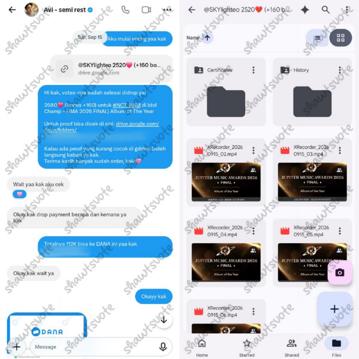 shawtsvote's tweet photo. 📮 #shawtsvote_proof
[260915] IDOL CHAMP
+2520 ruby chamsims sold for [JMA 2026 FINAL] Album of the Year #NCT_JNJM #BOTHSIDES
— purchased by @SKYlighteo dan teman-teman bluesies

Thank you for buying and trusting us🩷 https://t.co/jF40cuWWlY