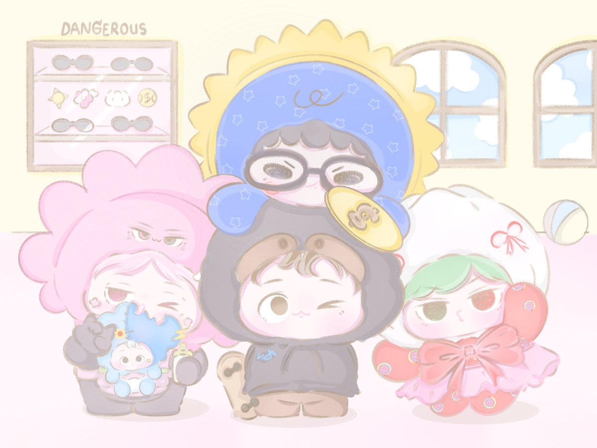 mydearbloom's tweet photo. 𖥻 ׁ ทายาท แก๊ง DANGEROUS ׅ  ! ﹒!

                   🌸☁️🦥☀️🥟

— #NEONA #SMYLE #PAODY 
#SAMRUAY #JUMMO 🕶️🕶️🕶️ https://t.co/1NmCgswvgB