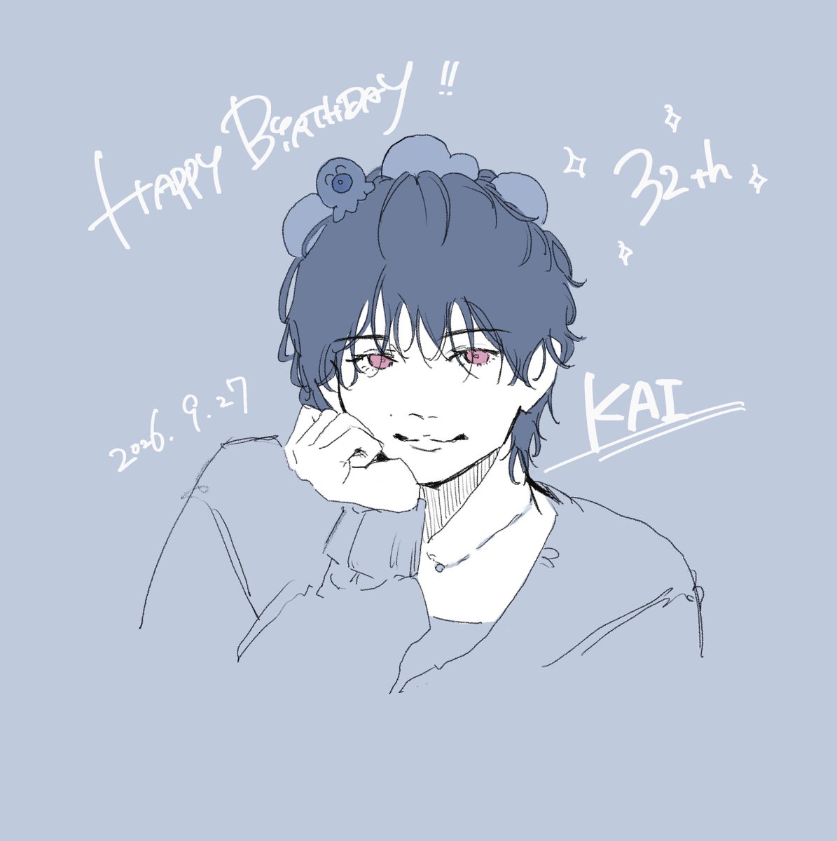machacha_12_m's tweet photo. #HAPPY_KAI_DAY
#8号車お絵描きホーム 

いつまでも可愛い最年長でいてください⟡.·
ﾋﾟｭｰﾛ回のﾋﾞｼﾞｭがだーーーーいすき💙*.+ﾟ https://t.co/iXh8omnOt7