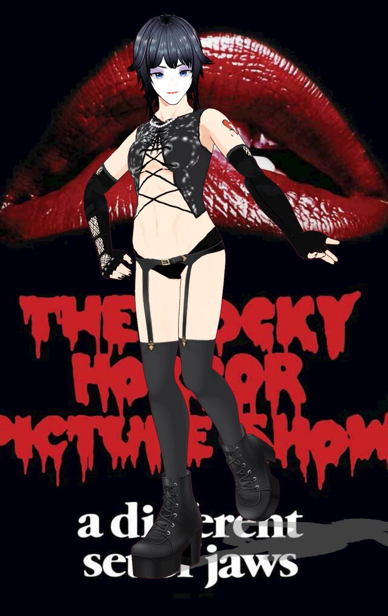 sebrainbow_'s tweet photo. “You got caught with a flat? Well how bout that?” ~Dr. Frank-N-Furter (the rocky horror picture show) 

#Vtuber #therockyhorrorpitctureshow #entuber #fypシ゚viral #positivity #Vroidmodel #Vroid #sebrainbow https://t.co/HXe0VXad3C