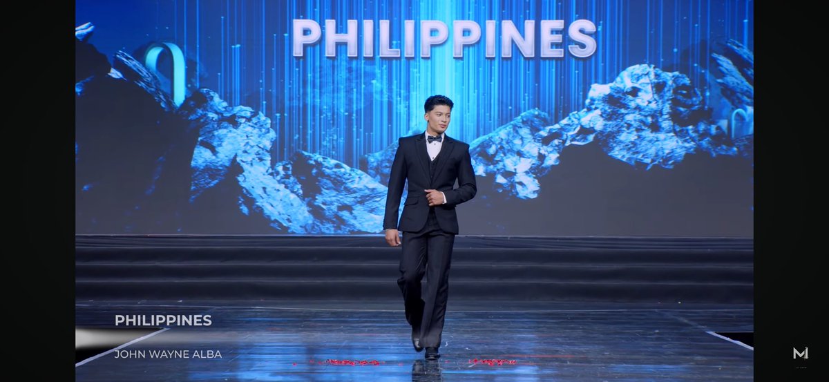 KerwinRegis's tweet photo. John Wayne Alba looks stunning and exudes confident elegance in his suit during the evening wear competition. π΅π
#MisterInternational2026
#JohnWayneAlba https://t.co/PXWcz6tDYF