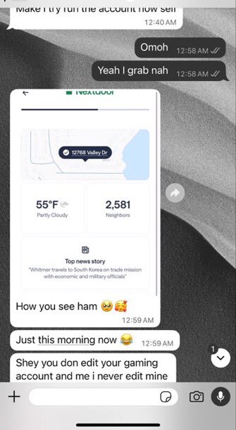 SpenderjrBTC's tweet photo. @Fedrickkkkkk Bomb verified nextdoor profile for apartment with surfshark vpn https://t.co/ENjF5nB7L1