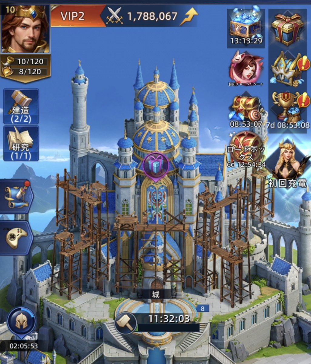 pgyoco's tweet photo. 🏰パズル＆コンクエスト ポイ活攻略【1日目】
📍Lv8→9建設中で終了！
★3建設マスターを800円で購入💰
課金装備のおかげで序盤はサクサク進行🙌
🎯今回の目標は城Lv22
ここからどこまで順調に進めるか🤔
コツコツやっていきます！
#ポイ活 #パズル＆コンクエスト https://t.co/yYAVfo5Iy1