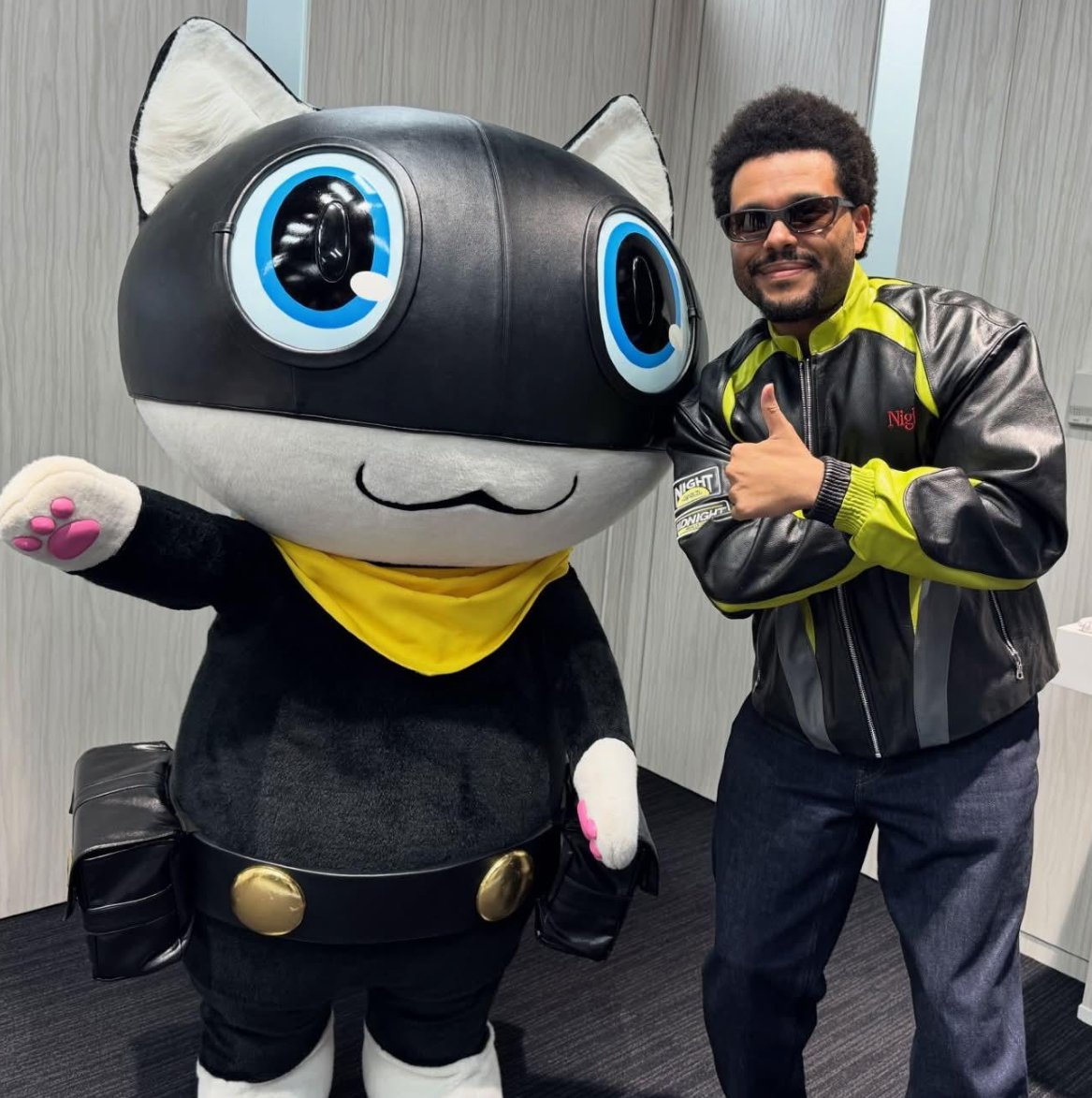 HYPEX's tweet photo. The Weeknd reposts images of him reuniting with Morgana in Fortnite 😭 https://t.co/q18posQeOA