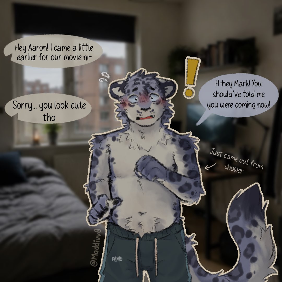 Maddivv0's tweet photo. he was just getting ready 🫩🙀 https://t.co/m8BYCdXqVd