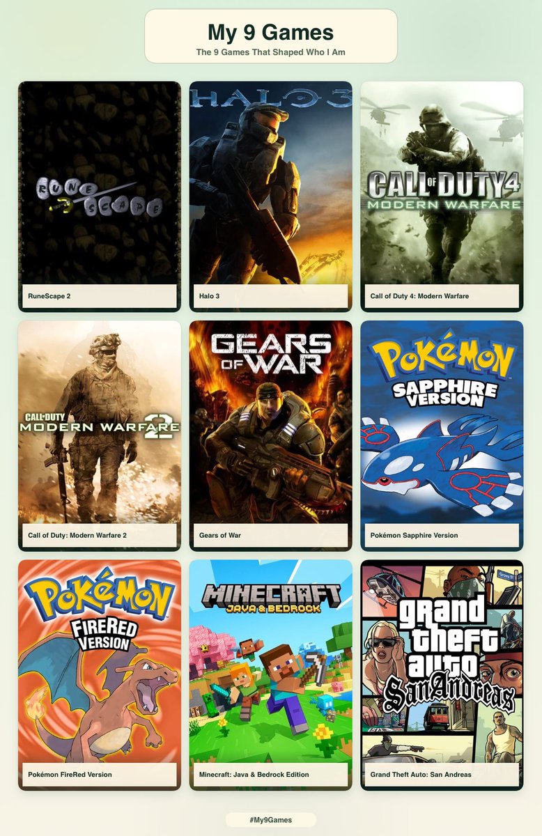 tokiscape's tweet photo. Must have at least 4 years playtime across these, probably more https://t.co/LNfFKMXsrW