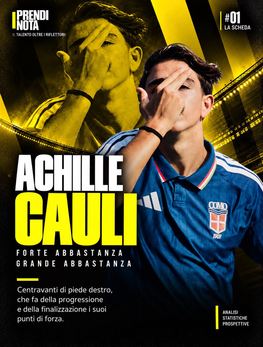 prendi_nota's tweet photo. 📝 Prendi nota di Achille Cauli.

⚽️ Classe 2010, di proprietà del Como, si è messo in mostra nello scorso campionato Under 17 con 9 gol in 19 presenze. Quest’anno sta continuando a fare bene con il Como Under 17: 3 gol in 3 partite e capocannoniere momentaneo del Girone B. Ha anche esordito in Youth League agli ordini di Gianluca Falsini.

A thread 👇🏻

#como #youthleague #comounder17 #cauli #achillecauli #giovanitalenti #calciogiovanile #scouting