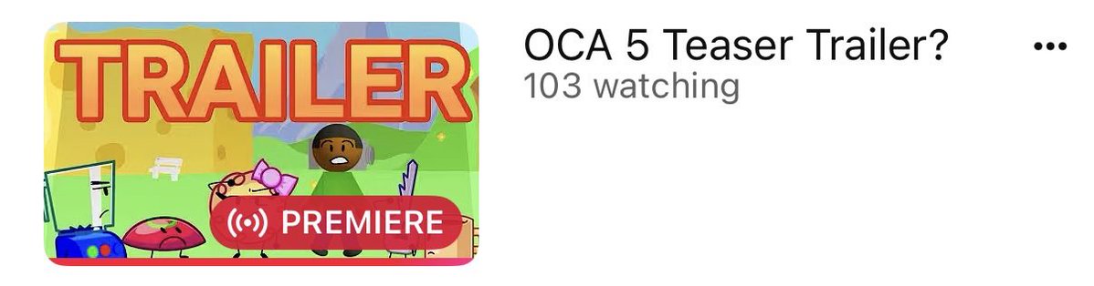 OSCCentralNews's tweet photo. A teaser trailer for OCA 5 has released

(Source: @slinkybox) https://t.co/wMfR1ZFITX