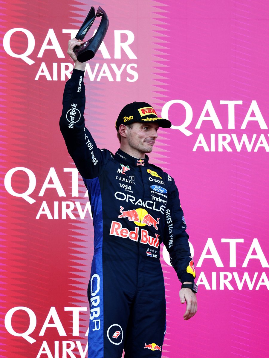 Max33Verstappen's tweet photo. So close!! We had a very strong race and in the end a great team result with a double podium @redbullracing 💪💪 https://t.co/K2WD4s0gg0