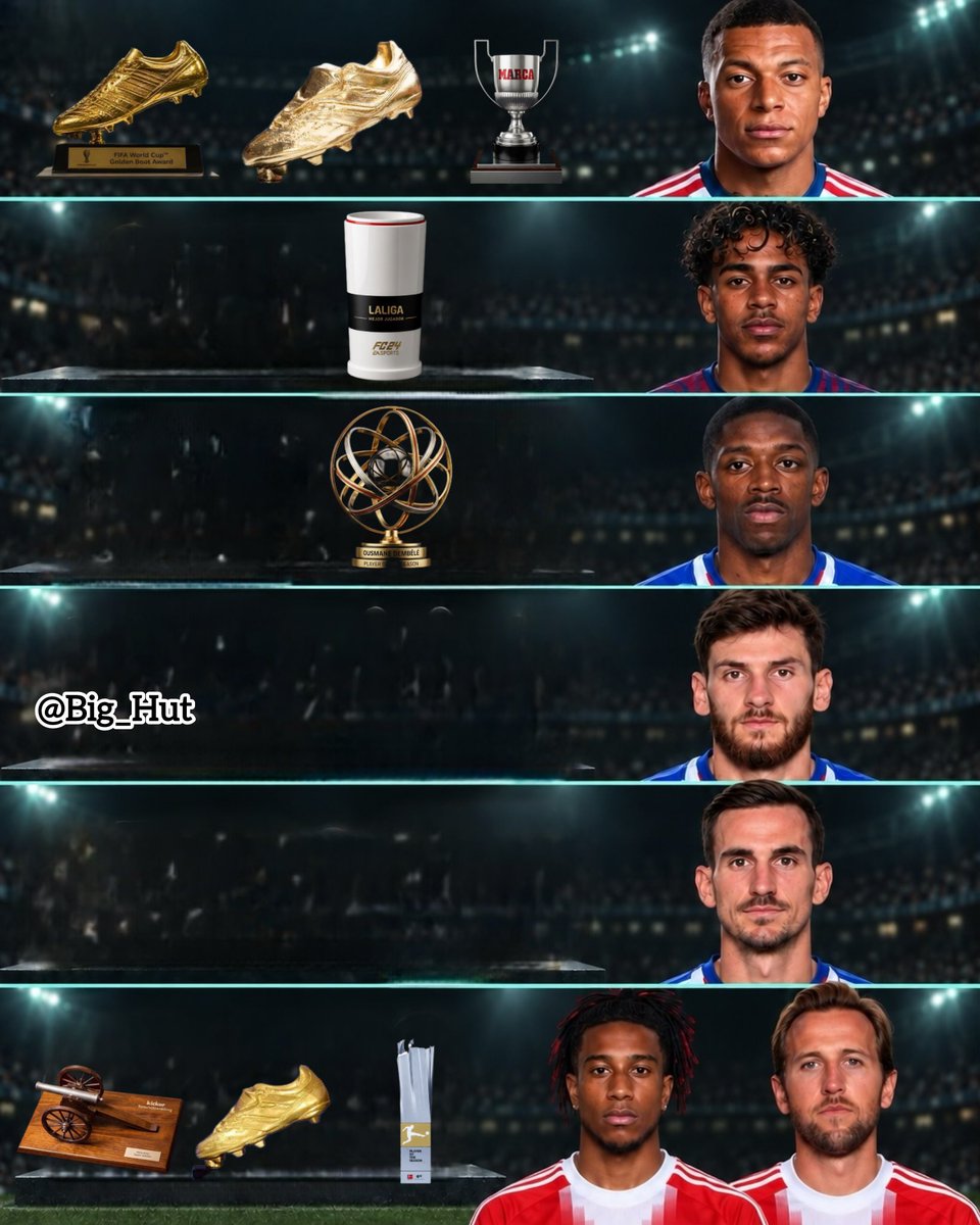 Hutman_rm's tweet photo. 🚨NEW: Ballon d’or candidates and their individual achievements 🏆 ✨ https://t.co/4JNHTmHBhp