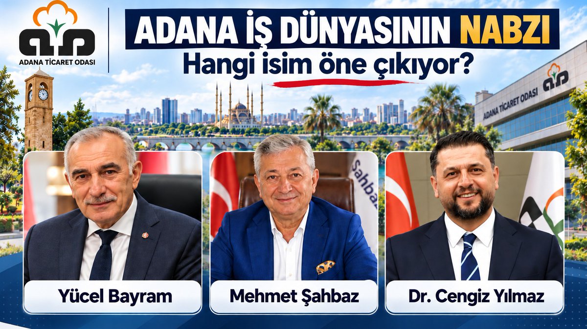 HalkinSecimiTR's tweet photo. 📊 ADANA İŞ DÜNYASININ NABZI

 Adana Ticaret Odası���nda hangi isim öne çıkıyor?

Adana iş dünyasında kamuoyu hangi isim üzerinde yoğunlaşıyor?

Halkın Seçimi Araştırma Merkezi

@‌yucelbayram001
@‌hekimbey888
@‌adanaticodasi
