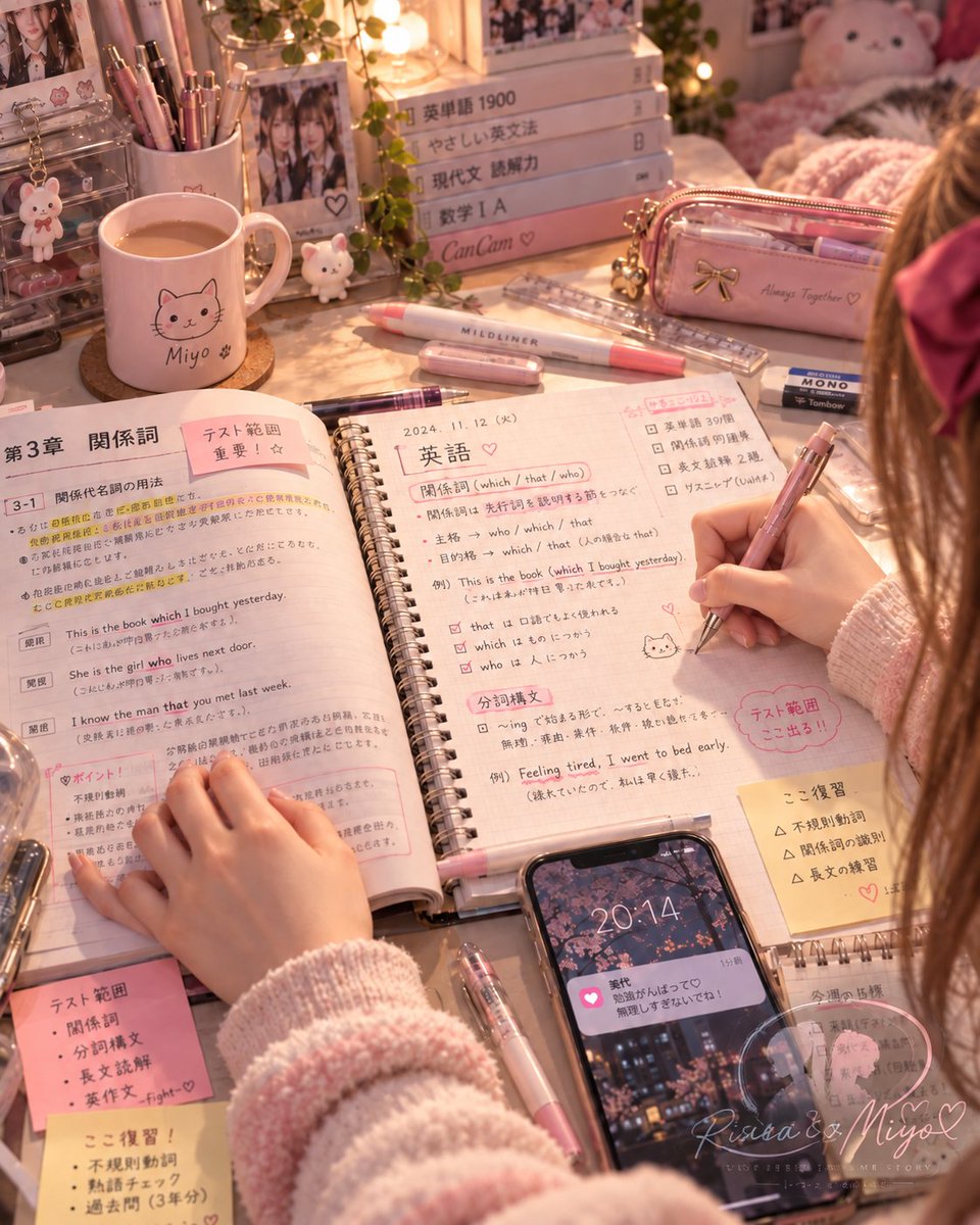 somliaceAI's tweet photo. 同じ夜、同じ勉強。
でも、ふたりの時間の使い方は少し違う。
追いつきたい背中。

#AIart️️️️️️️️️️️️️️️️️️️️️️️️️️️️️️️️️️️️️️️️️️️️️️️️️️️ #理佐と美代 #勉強中 https://t.co/g5NEcHJ5Ck