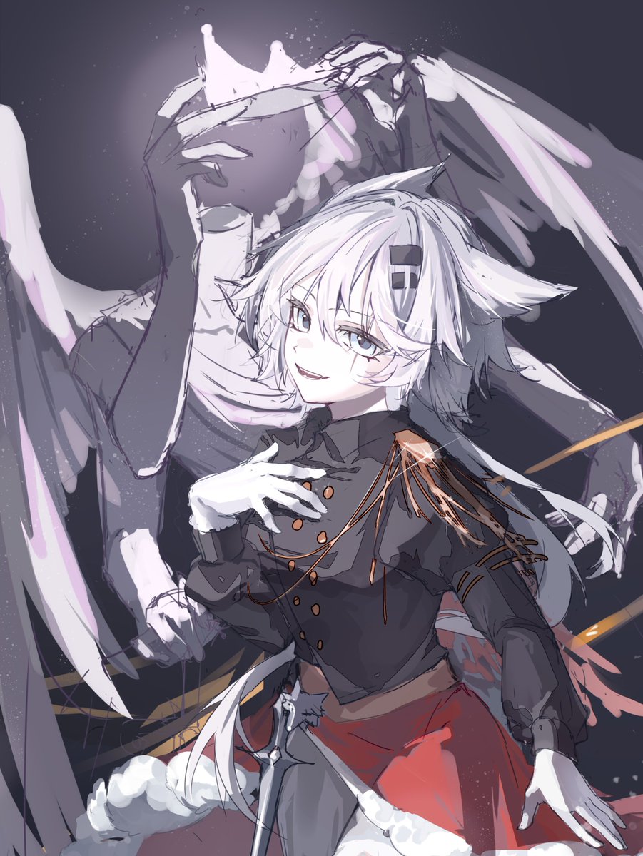 lappyunknown's tweet photo. 加冕👑
“You should see me in a crown.”
#明日方舟 #拉普兰德 #Lappland #Arknights #ArknightsFanArt #ラップランド #アークナイツ #アークナイツイラスト https://t.co/BvD3zRAIfa