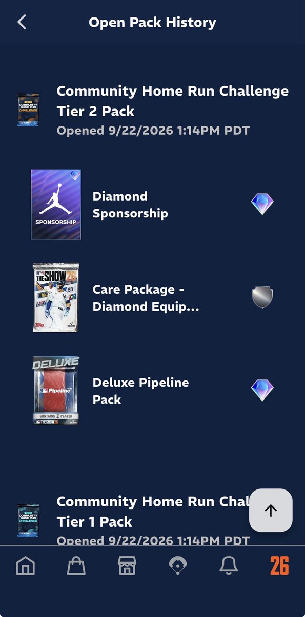 appalachian_unc's tweet photo. @MLBTheShow You gave me a no sell reward, I’m gonna be like you. Let me know if you got one as well. https://t.co/4gLq7xlYKl
