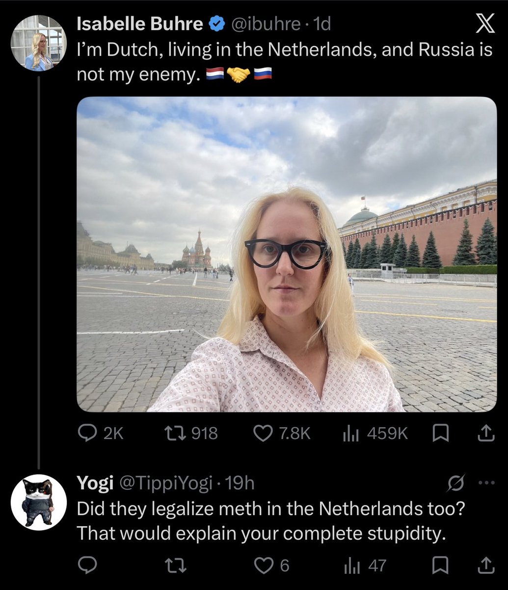 TippiYogi's tweet photo. @TheFl0orIsLaVa Russia loves renting validation like there’s a grass roots movement to say russia is our friend😹. Russia is like an irrelevant D-list celebrity no one cares about that pays the paparazzi to leak photos of them hanging out with a paid escort pretending it’s their girlfriend. https://t.co/hEtmxEpfv4