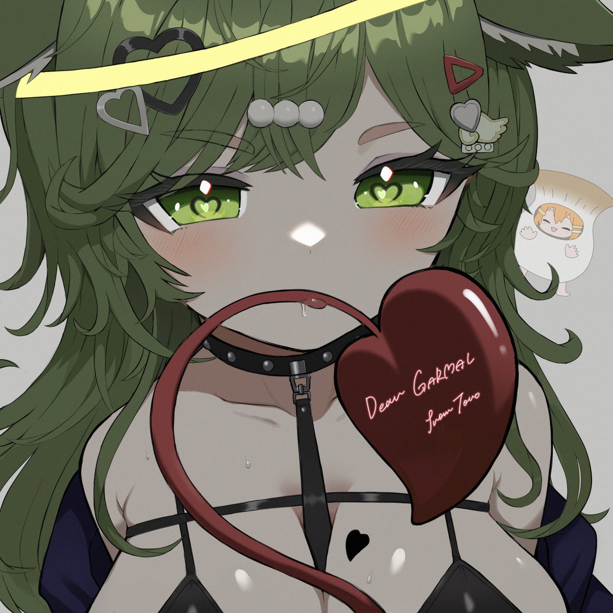 ga_maruVRC's tweet photo. 俺のフレンドさんがとても可愛いイラスト書いてくれたよ！ 個人的にエリンギも一緒にいるのまじ良き @4gqce https://t.co/4R96BwILGo