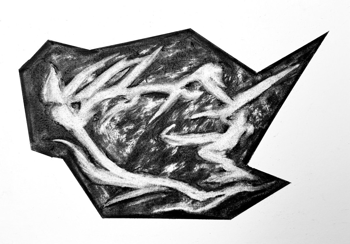 yen9is's tweet photo. “Falling Branches”
• Charcoal on paper https://t.co/MYvnLtFDjq