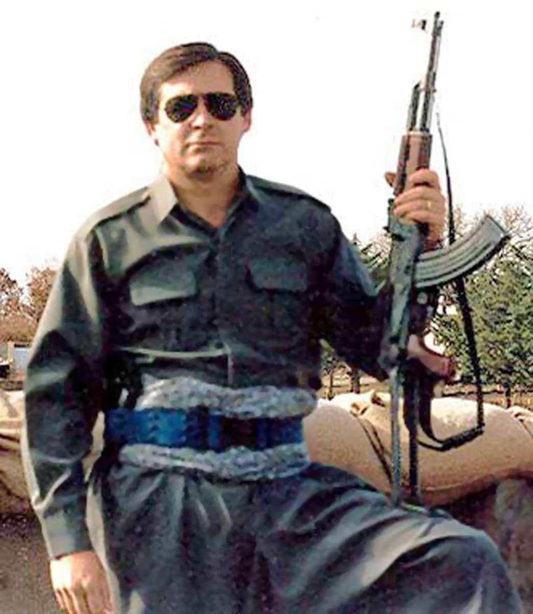 XSrodX's tweet photo. CIA officer, Lt. Col. Rick Francona (@MiddleEastGuy) dressed as a Kurdish Peshmerga in Kurdistan, 1996

Francona was part of a secret CIA task force working to overthrow Iraqi dictator Saddam Hussein and recruit his generals https://t.co/V1pxoNGTDB