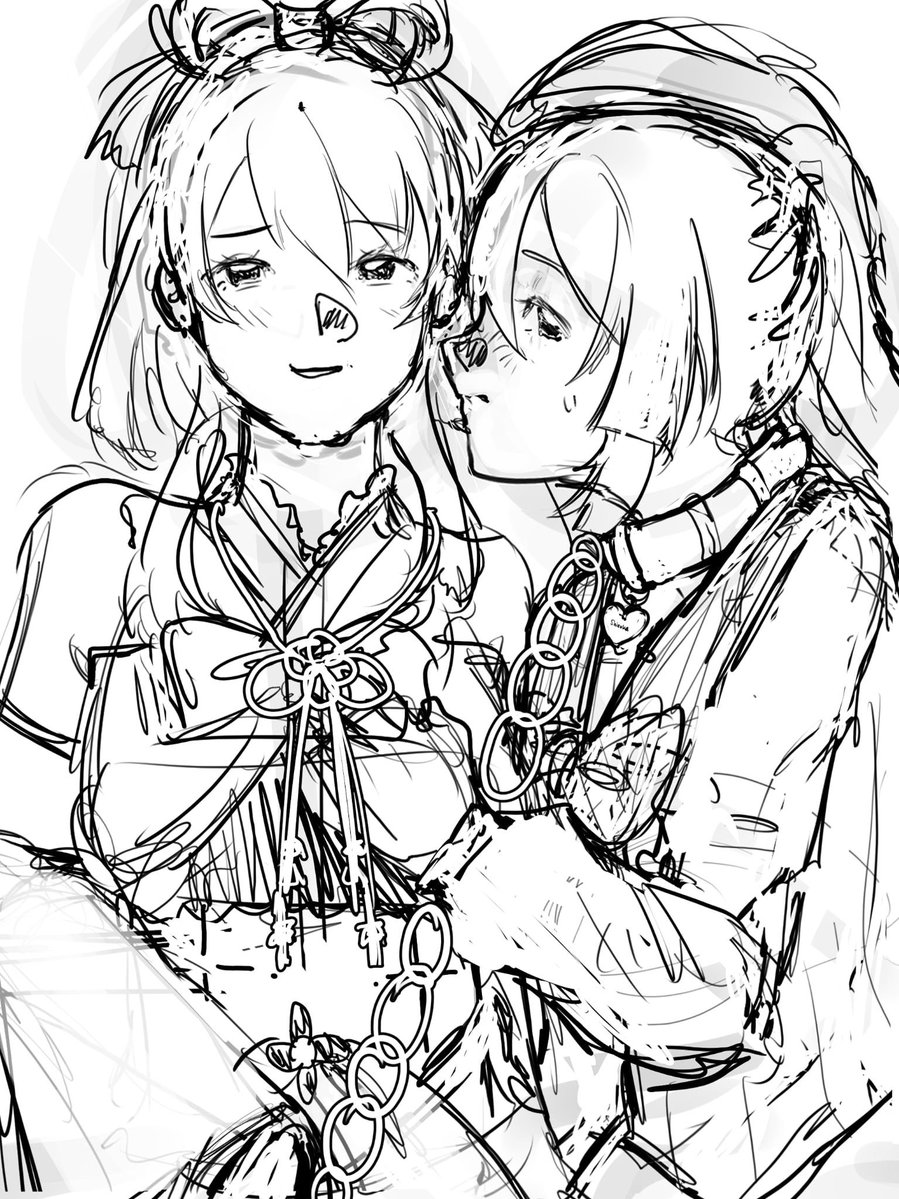 millie17801's tweet photo. (Doodle)

HimeShizu For a friend........ (this is the third artwork involving petplay)
#magiarecord https://t.co/pTiK082aYF