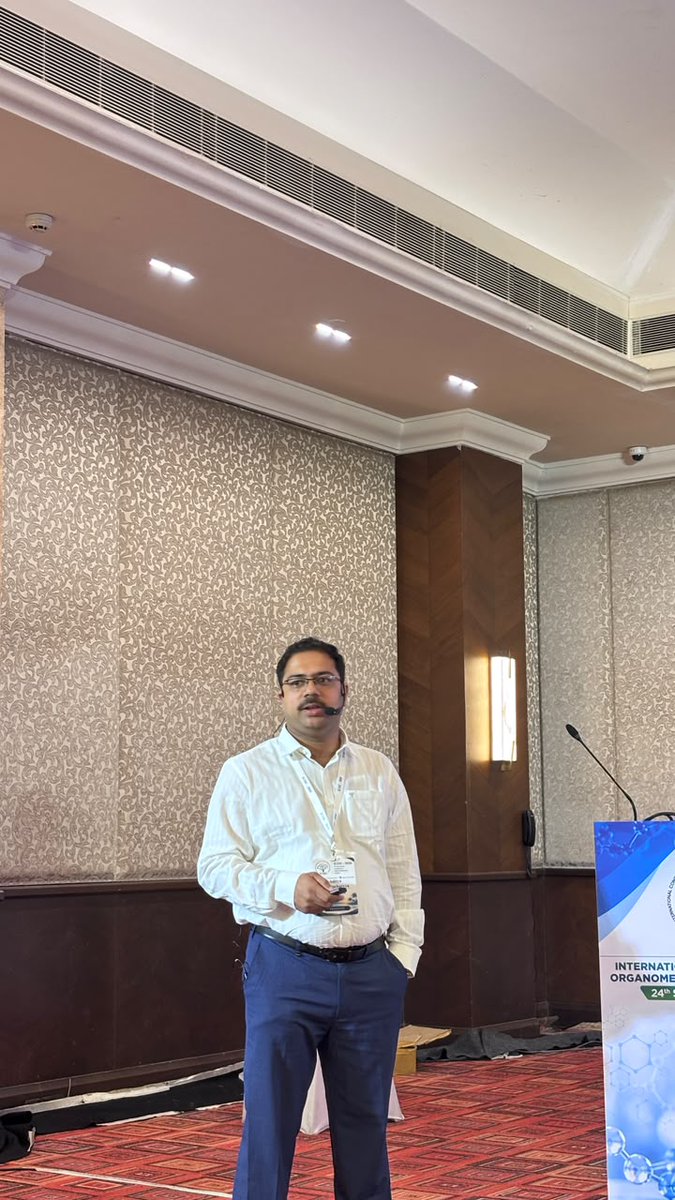 icoc_2026's tweet photo. Short, sharp, and packed with science!
Rohan Sharma, Debabrata Bhattasali, Aditya Bhattacharyya, and Tapas Achar are taking the stage at #ICOCIV2026 for an exciting Flash Talk! 🧪✨
Get ready for fascinating chemistry and innovative science in a powerful, fast-paced format. 🔬💡 https://t.co/wWcKyIETER