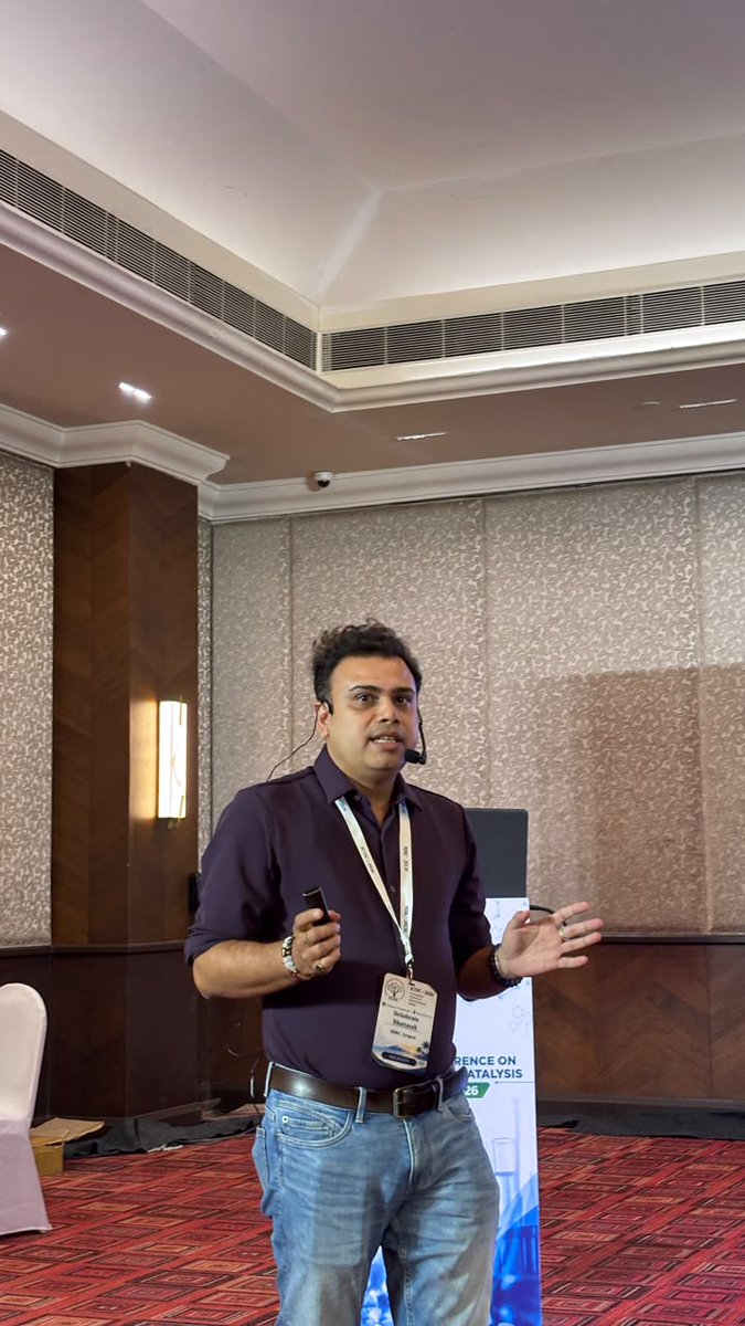 icoc_2026's tweet photo. Short, sharp, and packed with science!
Rohan Sharma, Debabrata Bhattasali, Aditya Bhattacharyya, and Tapas Achar are taking the stage at #ICOCIV2026 for an exciting Flash Talk! 🧪✨
Get ready for fascinating chemistry and innovative science in a powerful, fast-paced format. 🔬💡 https://t.co/wWcKyIETER