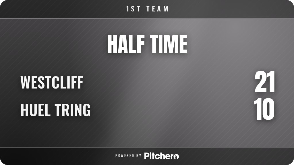 TringRugby's tweet photo. HALF TIME: Westcliff 21 - 10 HUEL Tring
#WESHUE #Pitchero
https://t.co/3eS1R2irFB https://t.co/9Jse7YI5IG