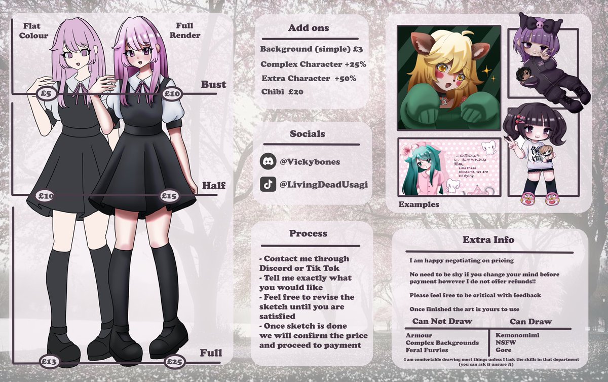 LivingDeadD_ll's tweet photo. @astrexeaaa My comm sheet it has my socials on it too 🥺 https://t.co/KYhiJxqp5K