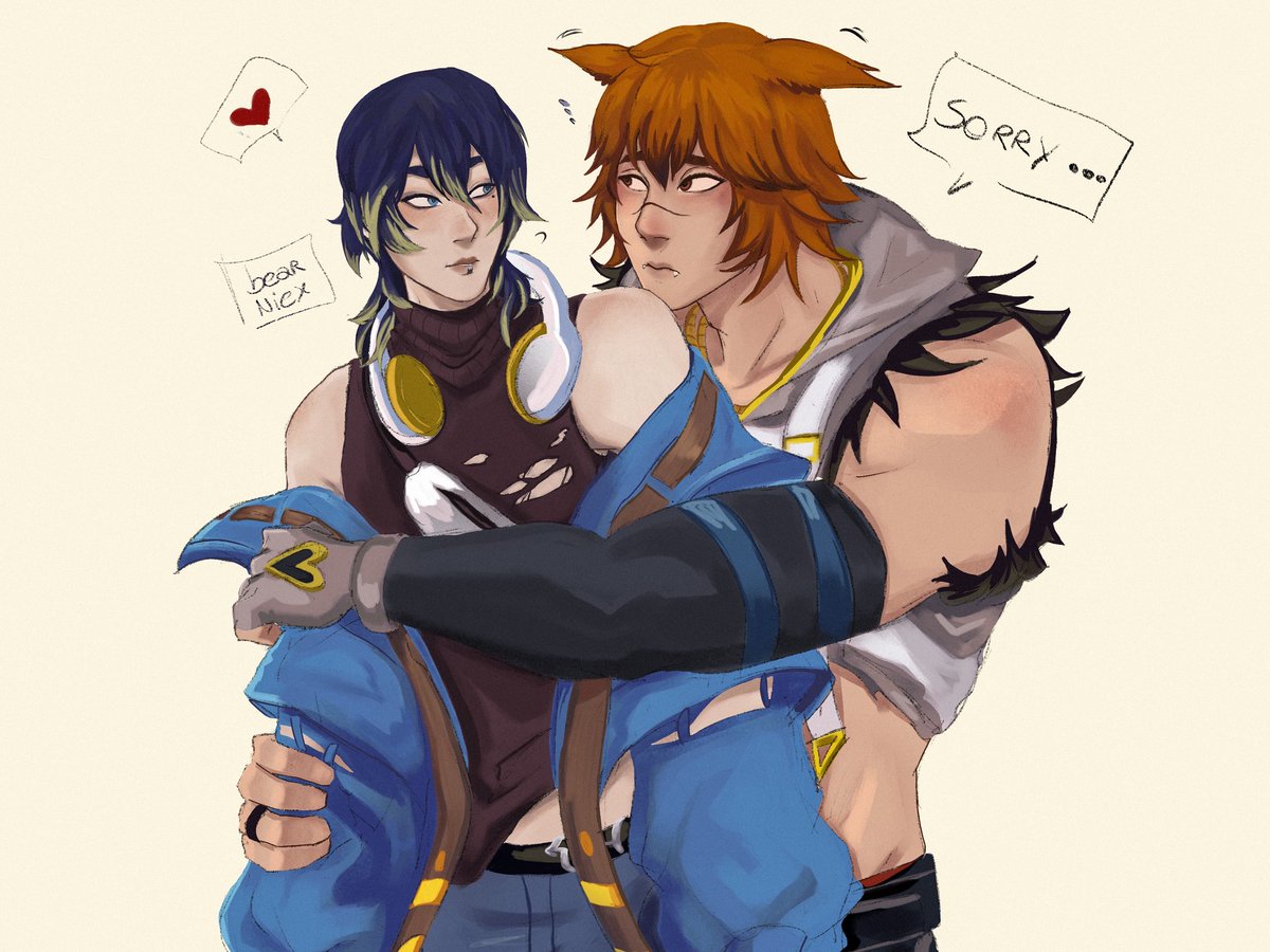bearniex's tweet photo. sett after beaking aphelios’s guitar…. 💔😞

#HEARTSTEEL‌ #sett #aphelios #settphel #artoflegends #LeagueOfLegends https://t.co/Gz9qI2DDWf