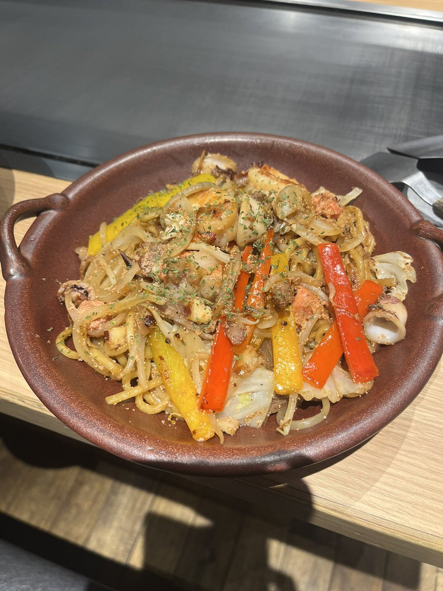 nasuke3382's tweet photo. 今日の晩御飯はシーフード明太子焼きそばかぼす風味作って美味かった(*´﹃｀*) https://t.co/mBtzgWh9gG