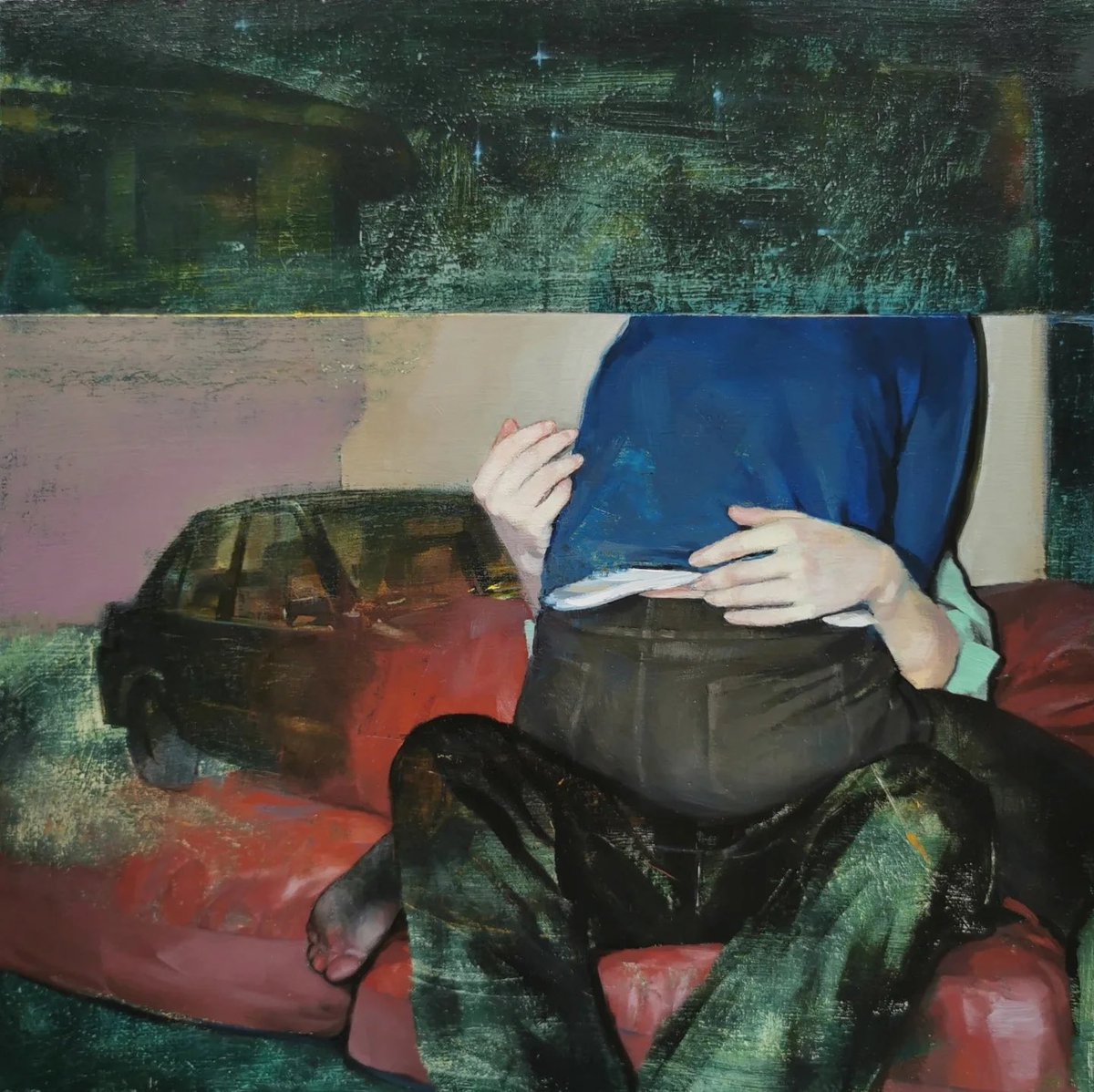 compositioning's tweet photo. Paintings by Bernadett Timko (2024-2026) https://t.co/6Bv2qdrWLQ