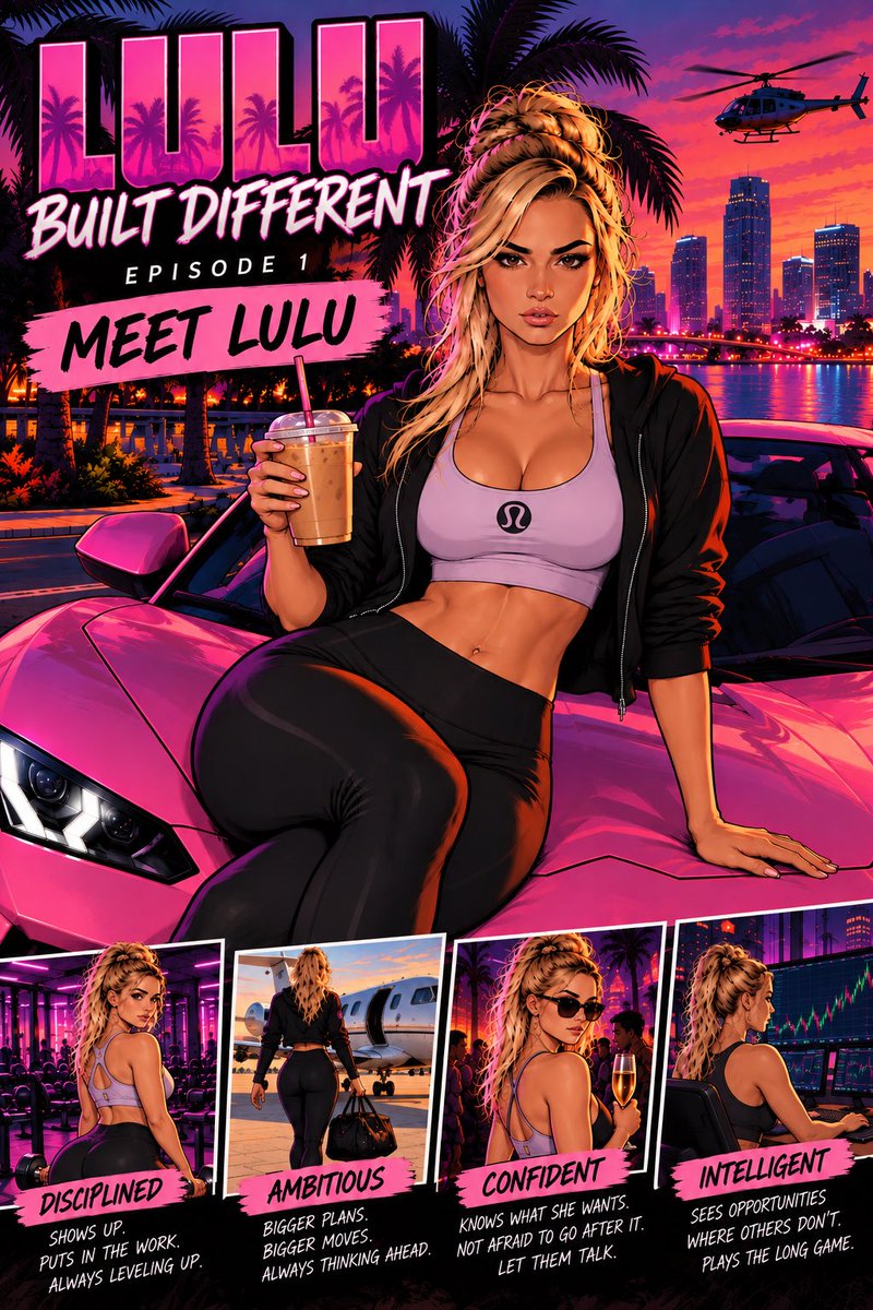BUNZonHOOD's tweet photo. LULU: BUILT DIFFERENT 💗

EPISODE 1 — MEET LULU

Meet Lulu, she’s from the Bunzwood neighborhood of Miami. 

She likes fast cars, expensive taste, and getting exactly what she wants.

But don’t let the blonde hair and pink Lamborghini fool you.

Lulu is ambitious. Calculated. And usually three moves ahead.

While everyone else is chasing the next big thing…

Lulu would rather build it.

She doesn’t have an empire.

That’s about to change.

Her plan?

Start small.
Take risks.
Make connections.
Build something nobody can ignore.

And somewhere along the way…

$BUNZ was born.

This is Lulu’s story.

And it’s just getting started. 💗