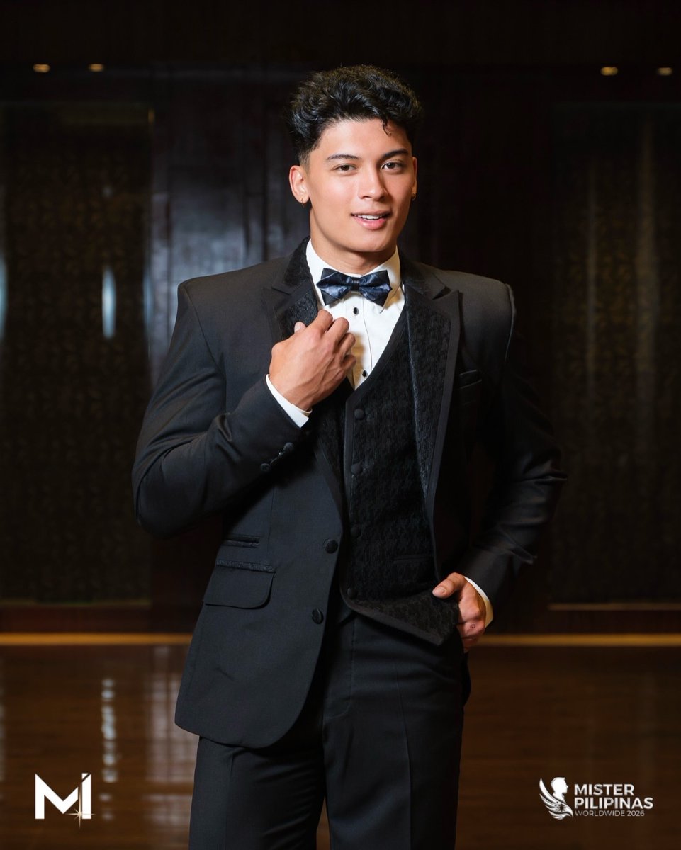 Dainsleif_10's tweet photo. Mister International Philippines 2026, John Wayne Alba steps into Formal Wear in a suit that gives the moment a whole new level of polish.π€β¨
Designer: Nat Manilag.
#MisterInternational2026 #JohnWayneAlba https://t.co/9FaP97xhxi