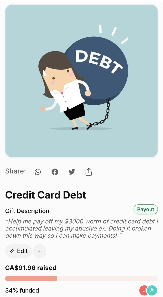MoonMama1111's tweet photo. You guys helped me completely pay off one credit card, and I can't tell you how incredible that feels. 🥹🖤

So… onto the next one.

This balance is a little bigger, so I’ll be tackling it piece by piece. These debts were accumulated during a really difficult chapter of my life while leaving my previous relationship and doing what I needed to do for my children.
More than anything, I want to finally wipe this slate clean and never have to look at a financial reminder of that chapter again.

Every purchase, custom, gift and bit of support here is helping me get one step closer, and I’m so so so so grateful. 🖤

One debt down. Onto the next. 💪

https://t.co/qFWGzzOewZ