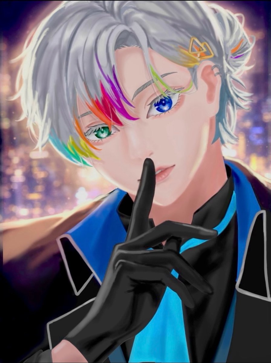 polapola74's tweet photo. めちゃ前に描いたやつ供養しようと思ってたのにTLの雰囲気が今上げたら意味深な感じになっちゃいそうだったのでww深夜にこーっそりあげます
供養ーーーー🙏　
割と上手く描けた気がするけど目元が納得いかんのよな🤔ｲﾗｽﾄｫって感じ https://t.co/S2EvrB88l6