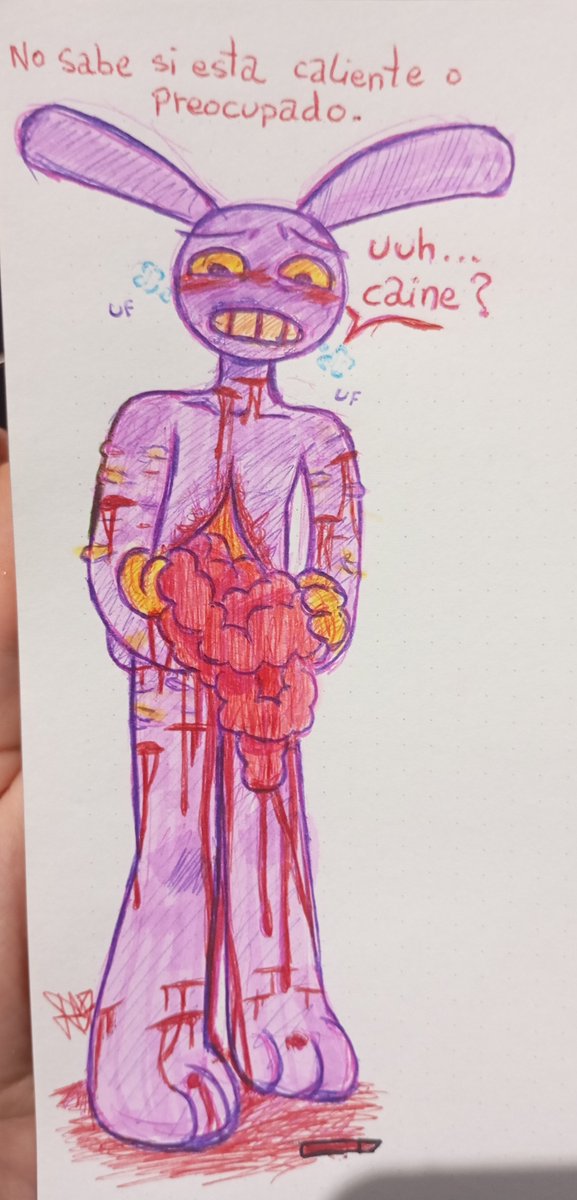 w3ird_B1tch's tweet photo. Drawing I did at work hshs #nsfw #allfake #jax https://t.co/921bH8MKhJ
