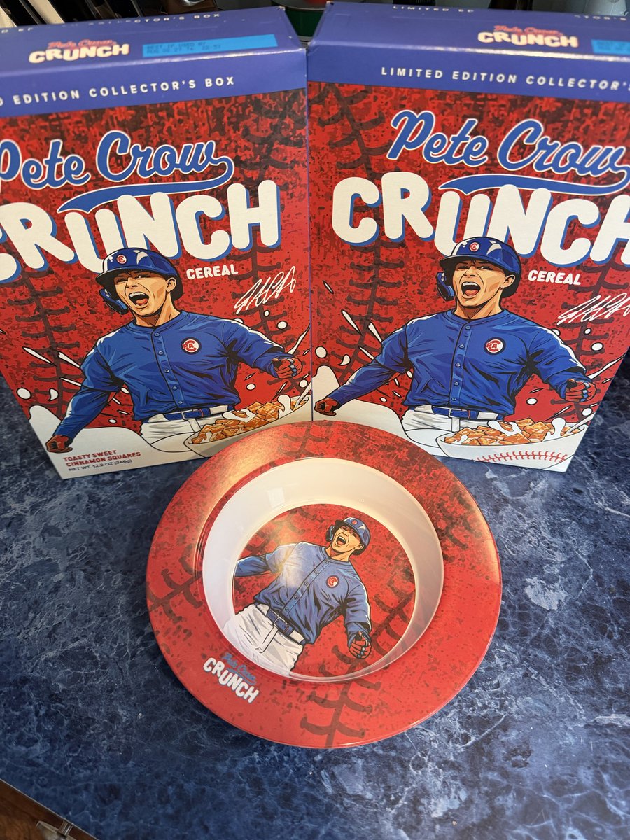 Toastito_Scoops's tweet photo. Pete Crow Crunch #PCA #MVPete #Cubs #CollectorsItem #LimitedEdition https://t.co/u824gCRUd5
