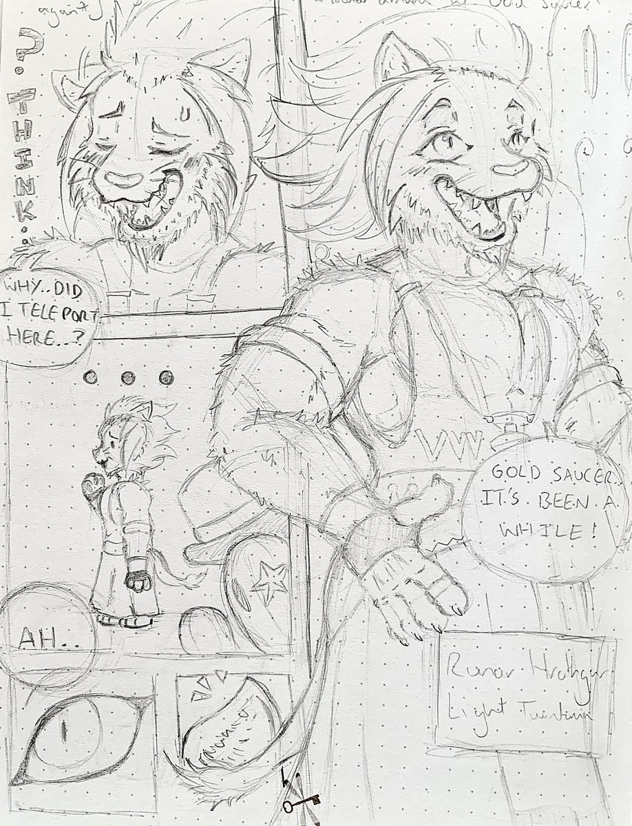 RunarHrothgar's tweet photo. Forgetful .. (1/?)

Amount of times I’ve teleported somewhere and I’m like “why did I come here again?”

Will take this to iPad and make it a comic. Will be my first try, so I’m excited to learn new things. Thank you everyone 🦁 

#FFXIV #Hrothgar #ロスガル https://t.co/rvq2z2HjCP