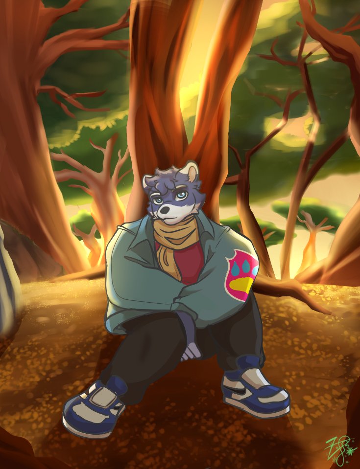 HeberianSoothe's tweet photo. Some nights leave too much room for wondering, quietly retracing paths once taken and those that might have led somewhere else....

Artist by @Zoru_xFok 
#furry #furryart #furrychubby #superchub https://t.co/Xm4zGFg7mA