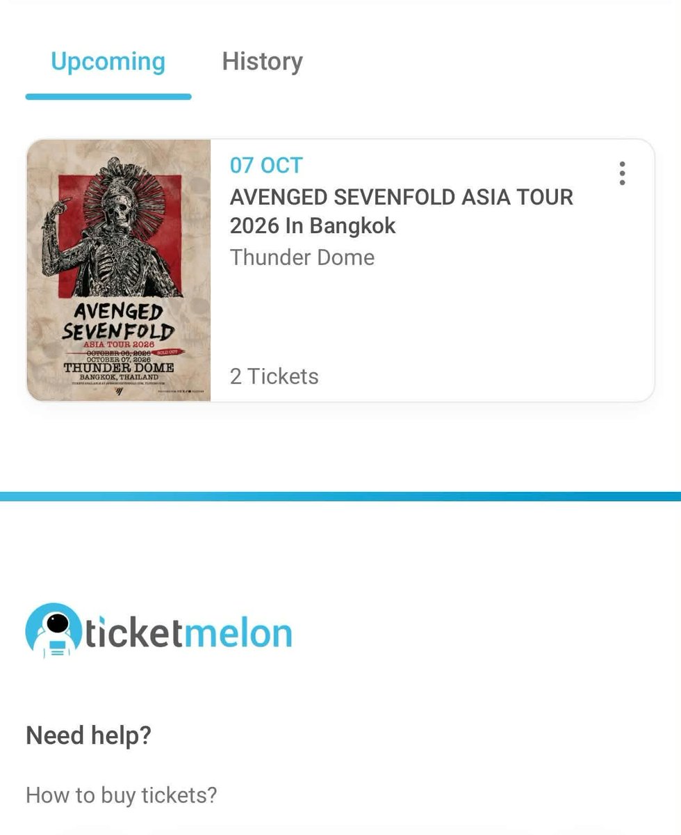 weploiii's tweet photo. @pholseidon1 ปล่อยบัตร Avenged Sevenfold Asia Tour 2026 In Bangkok (2ใบ)

วันที่ 7 Oct  Zone standing B ค่ะ มี 2 ใบ

ราคา 3,500 บาท/ใบ รวมค่า vat

สนใจเดมสอบถามได้ครับ
DM ทักมาสอบถามเพิ่มเติมได้นะคะ
IG weploiii

#A7X #Avengedsevenfoldliveinbkk #ปล่อยบัตร https://t.co/GzbCCDWasg