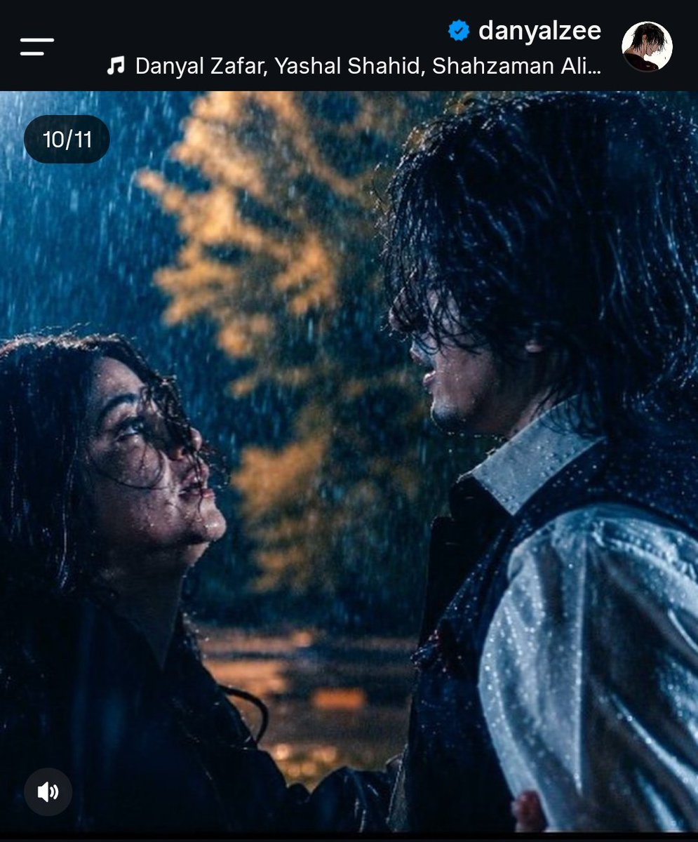 SHGHfbasha77's tweet photo. We weren’t the only ones wishing for a scene in the rain. Daniel was into the rain edit too. 🌧️ https://t.co/r3H5ClEObM