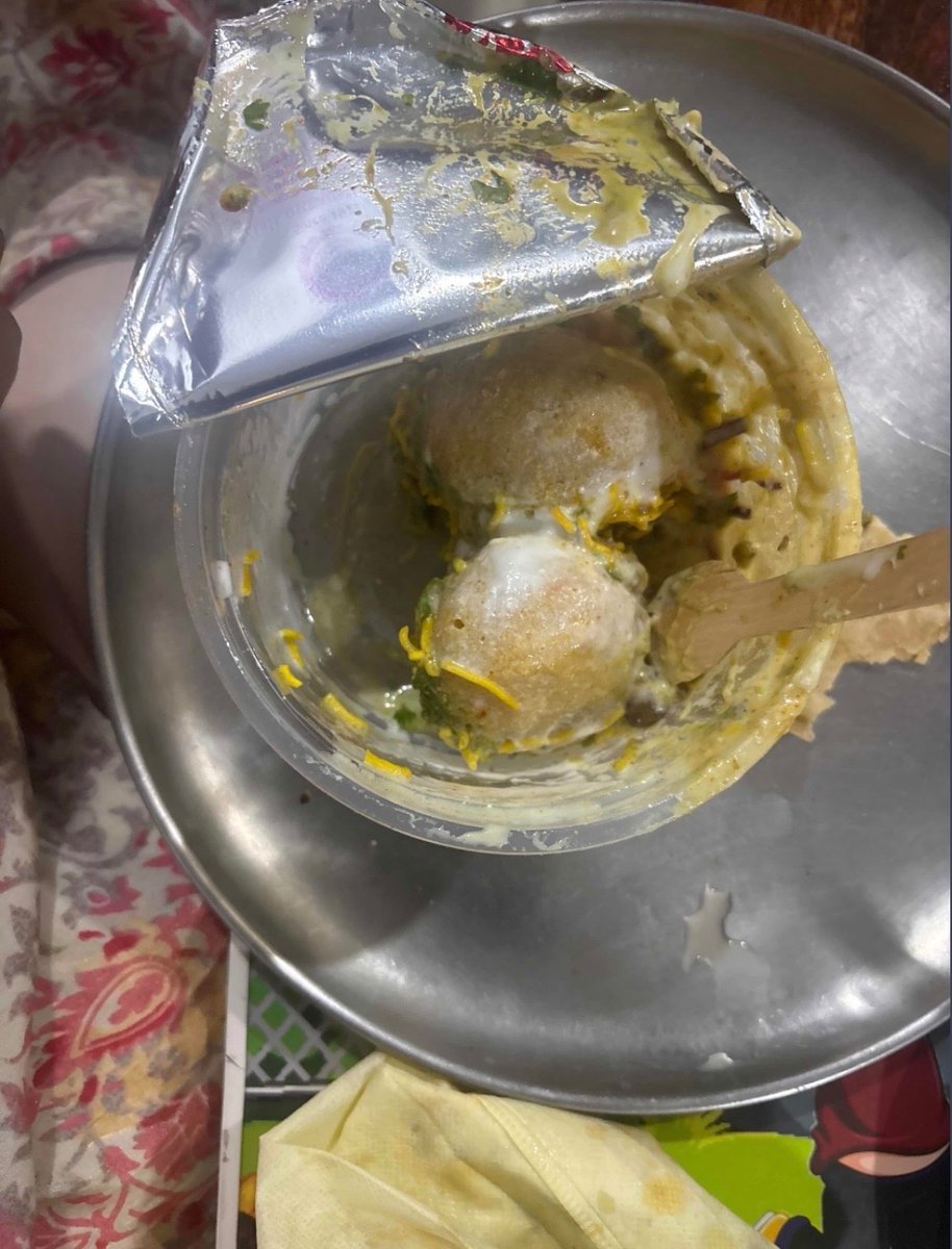 Siddharthaga's tweet photo. @Swiggy @SwiggyCares food complete destroyed and spilled still your team taking no responsibility and offering 30 rs refund. There must be some way to stop this kind of harassment and theft by @Swiggy https://t.co/NgAP5CTBm6