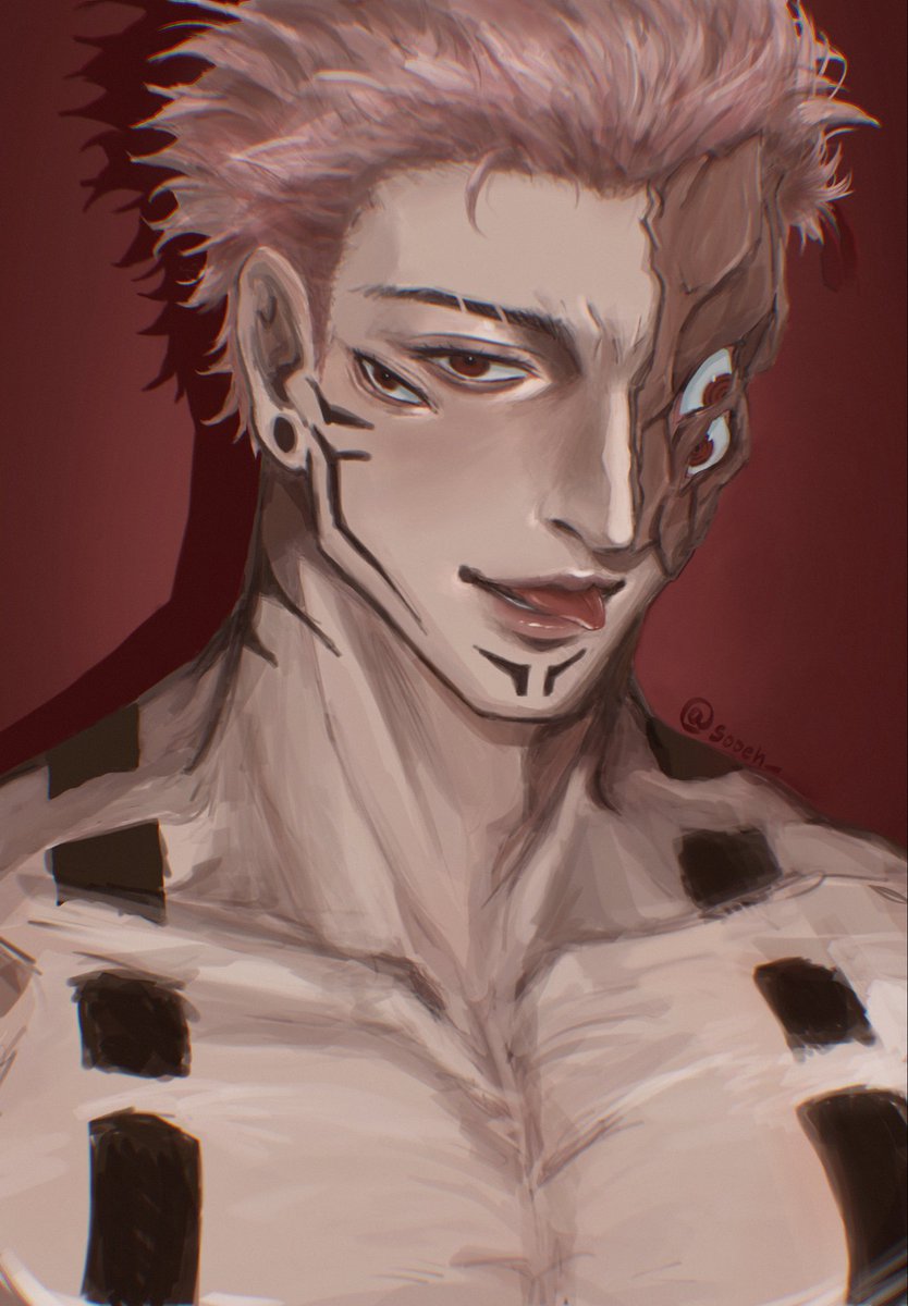 sooeh_illust's tweet photo. i made an account hereee 
heres my sukuna drawing https://t.co/oXljNTEWex