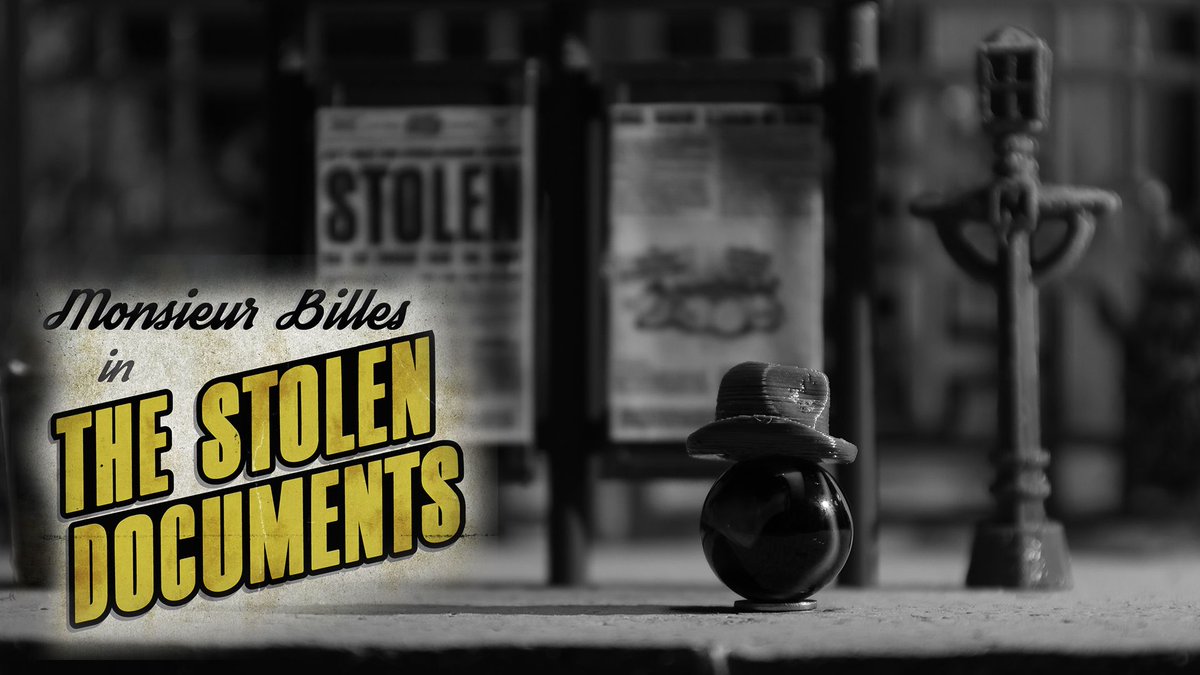 Jellesmarbles's tweet photo. Our short firm is premiering today!

https://t.co/SOY5y778GY

'Monsieur Billes in the Stolen Documents' is a short film about a detective named Billes, who has decided to step into the footsteps of his father. After a short career in the shadows, Billes has decided to step up after news broke out that important JMR documents have been stolen.

Will he be able to solve the mystery and retrieve the documents?

#noir #shortfilm #stopmotion #detective #jellesmarbleruns