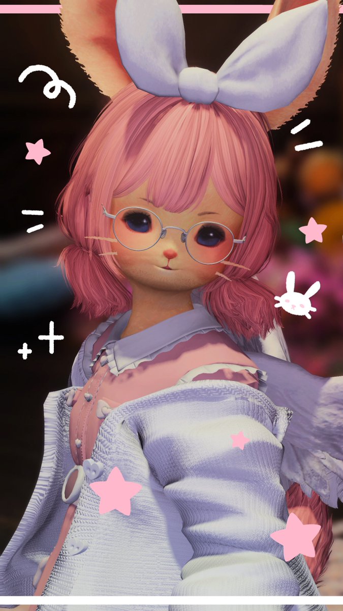 MuyumuLich's tweet photo. Little bunny superstar tries on a new outfit! 🩷💕 https://t.co/ZaGygu8uYk