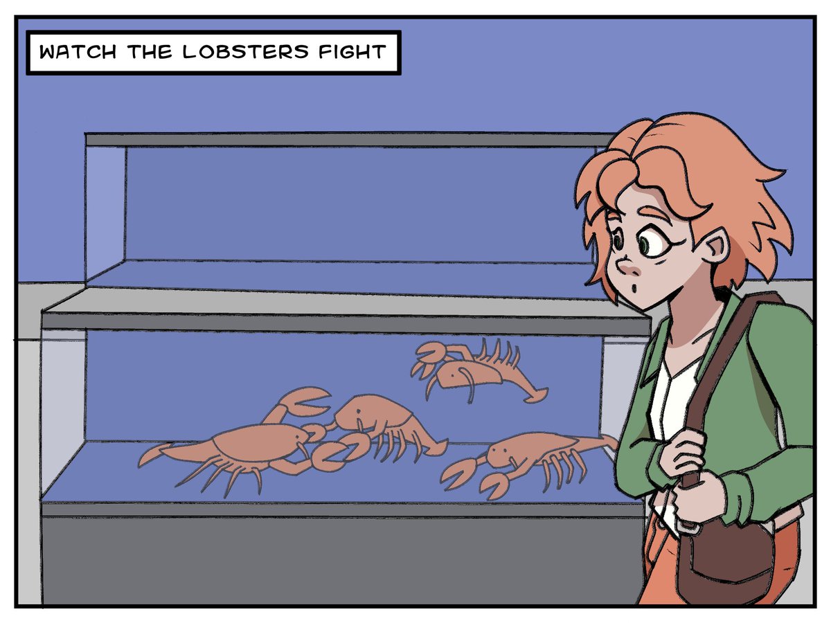 artofbrahm's tweet photo. When your town's main hangout spot is the grocery store #comics https://t.co/okZNrp0G3e