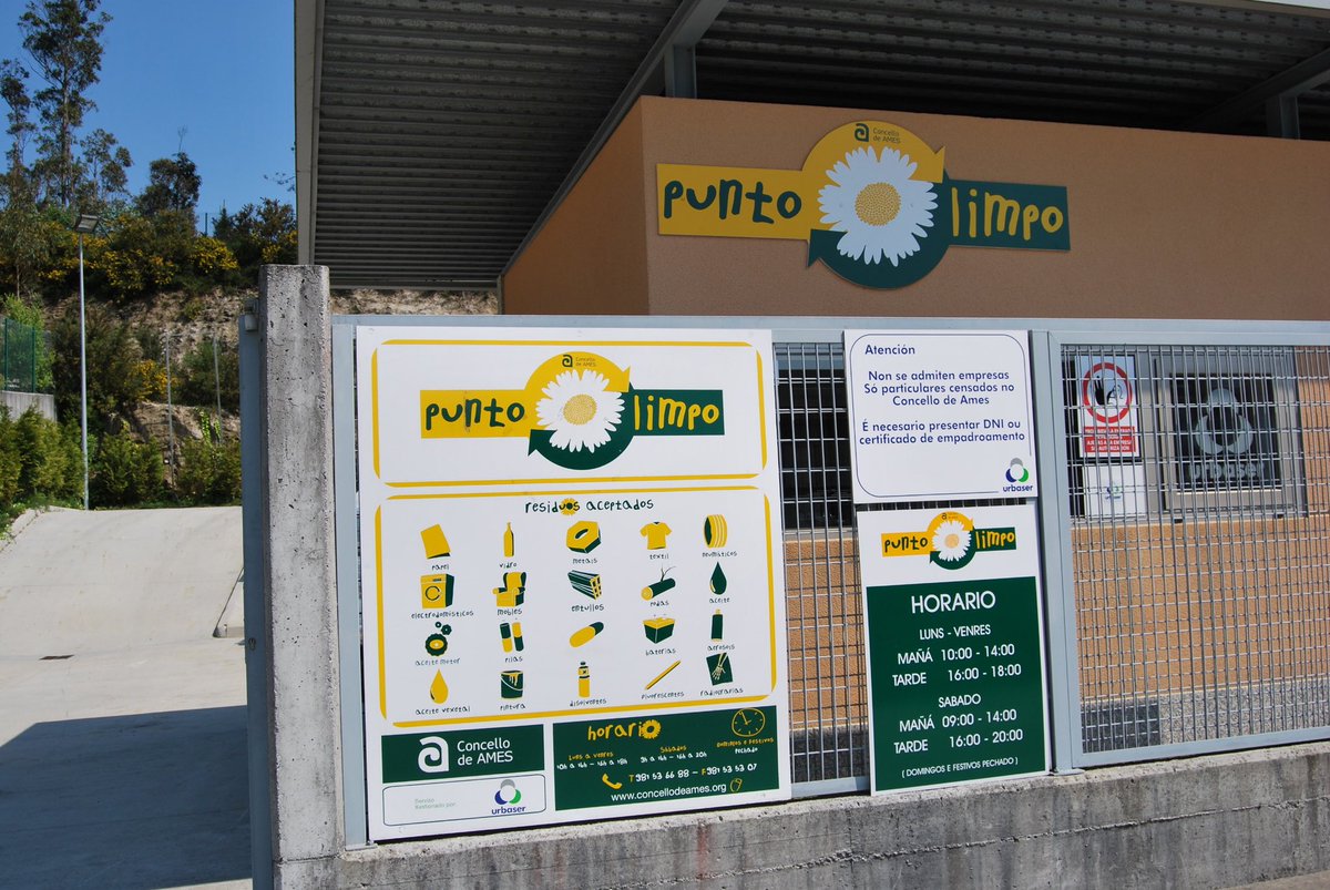 concellodeames's tweet photo. O Punto Limpo de Ames rexistra un total de 1.074 entradas durante o mes de agosto ♻️
ℹ️ Este servizo pode empregarse para desfacerse de aqueles obxectos e materiais que non van aos colectores convencionais. Máis info 🔗 https://t.co/GwBjkuzxwR
#PuntoLimpo #Ames #ConcelloDeAmes https://t.co/flmq8otUSY