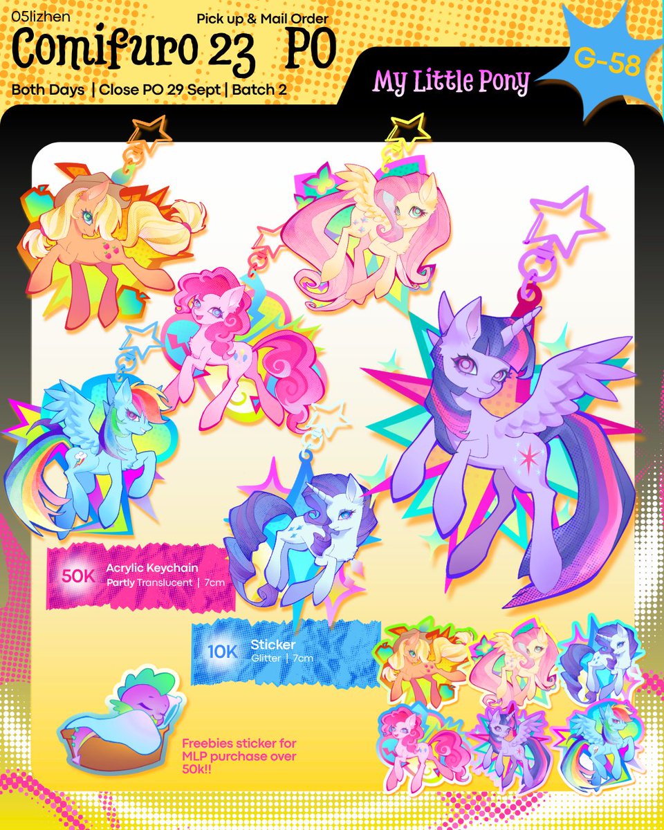 05lizhen's tweet photo. 🩵 &amp; 🔄 appreciated .ᐟ.ᐟ
⊹ ࣪ ˖ 05lizhen's #CF23 PO Batch 2
⟡ Pick-up Both Days G-58 &amp; Mail Order

🧁 MLP, Arcane, Tamen de gushi, Steven Universe, CSM
🗓 26 Sept - 29 Sept 

🧷 PO Link: https://t.co/92BAv0JBc1

#CF23Catalogue #Comifuro23  #Comifuro23Catalogue https://t.co/M2qzJZ8qb2