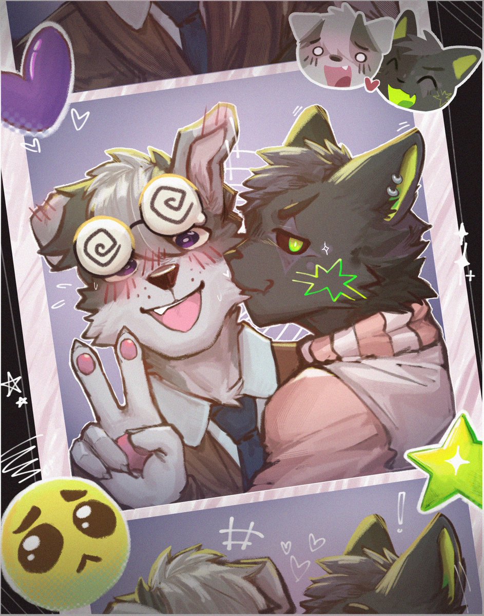 goromokaa's tweet photo. hii!! i'm the artist behind these two wonderful people 💝💝💝 https://t.co/ZEqOP4GCwK